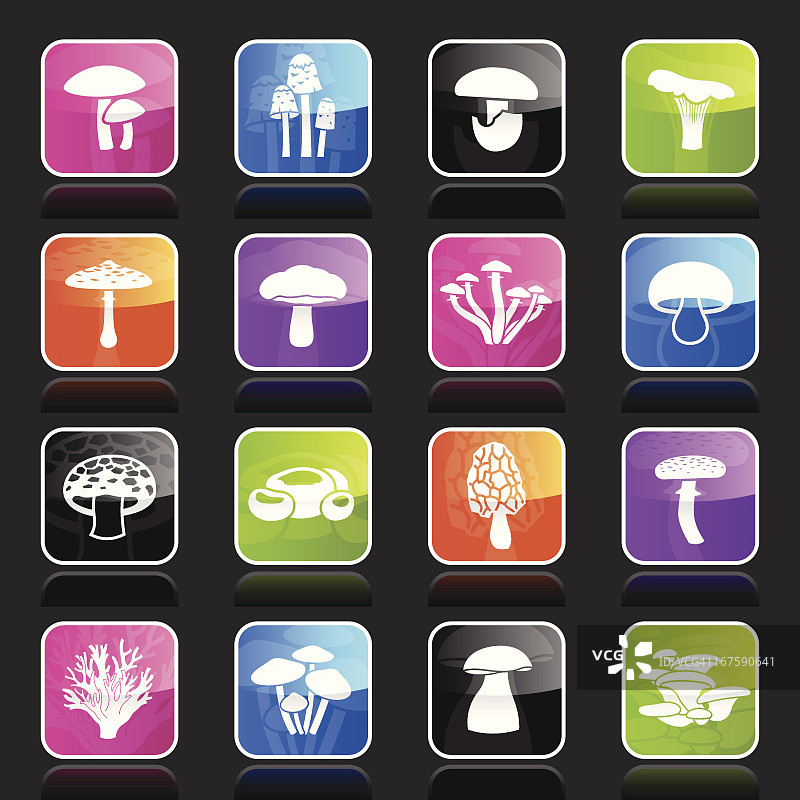 Ubergloss图标——食用蘑菇图片素材