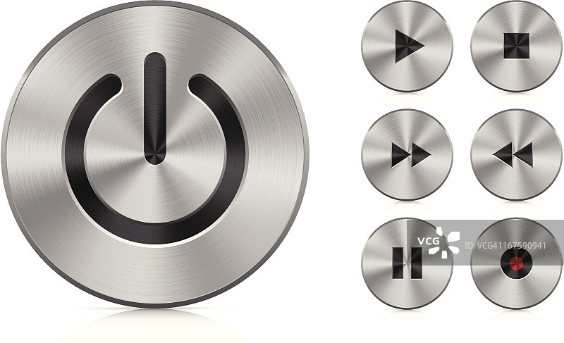 铝制纽扣图片素材