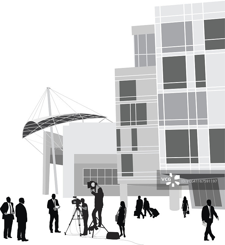 当地促销活动矢量剪影图片素材