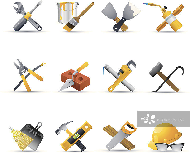 房屋维修图标图片素材