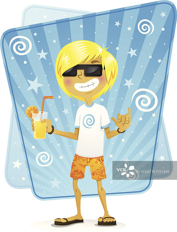 海滩休闲时光图片素材