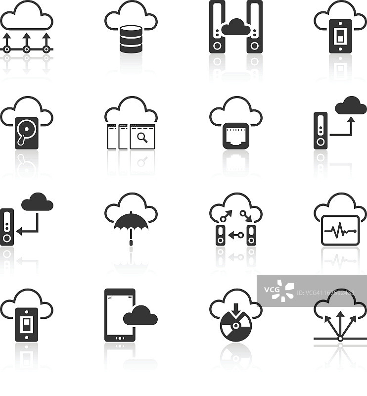 云计算图标图片素材