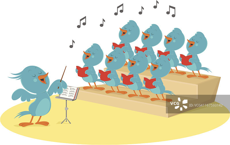 知更鸟合唱团图片素材