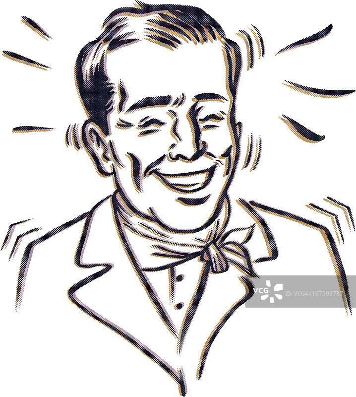 复古的咯咯笑声图片素材