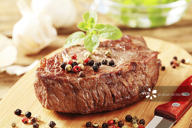 烤牛排细节图片素材