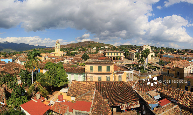 特立尼达城市全景图片素材