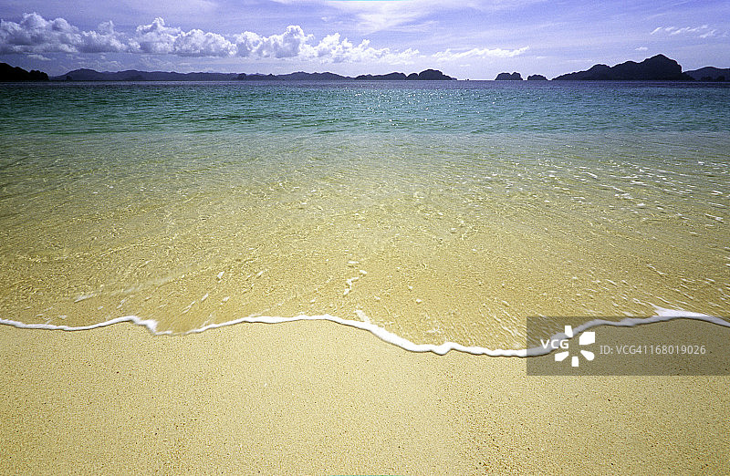 菲律宾巴拉望岛七勇士海滩图片素材