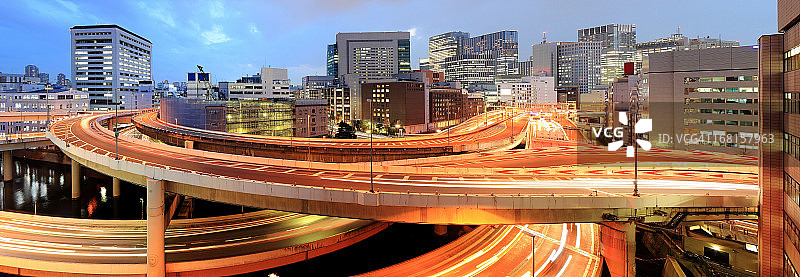 东京高速公路转盘图片素材