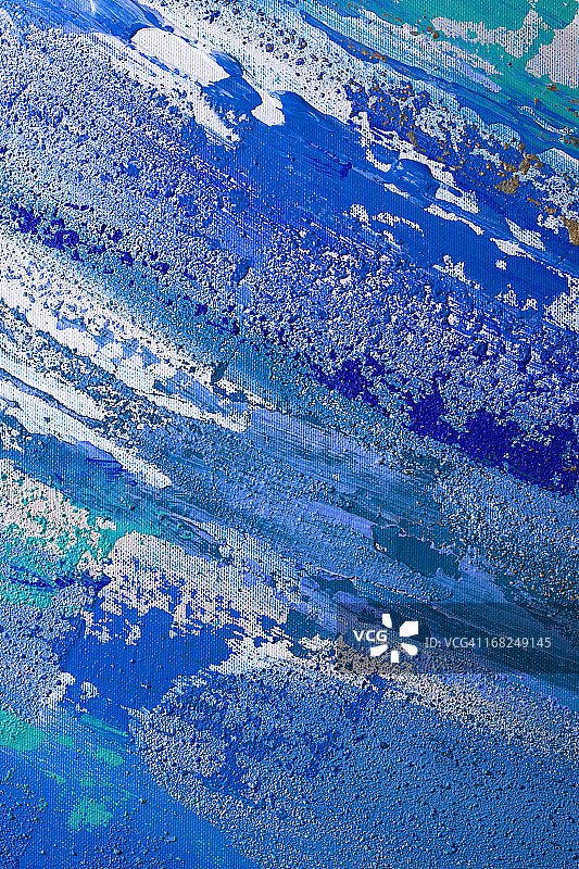 蓝色颜料图片素材