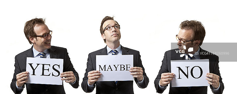 意见不同的商人图片素材