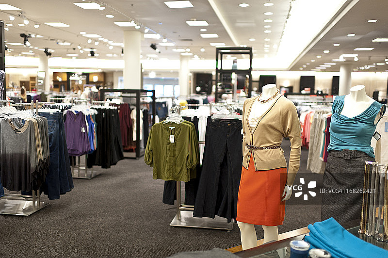 空旷的女士精品店图片素材