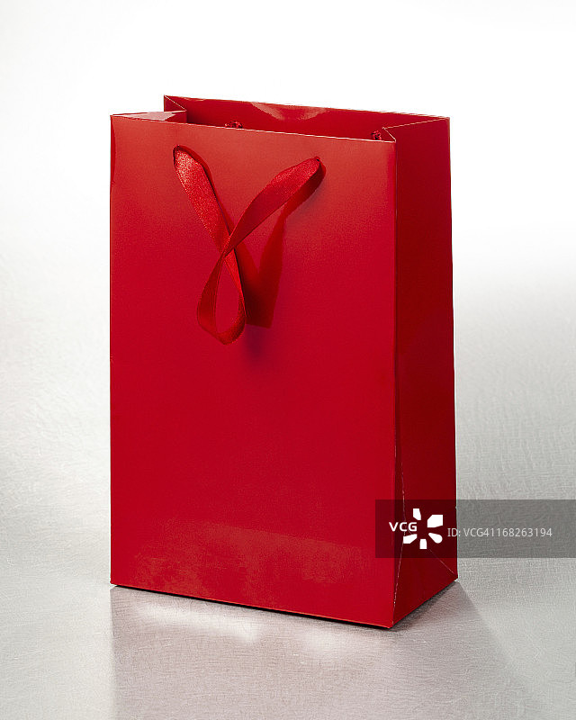 红色礼品袋图片素材