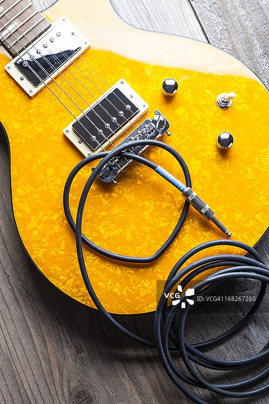 电吉他之心图片素材