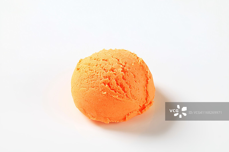 一勺橙子冰淇淋图片素材