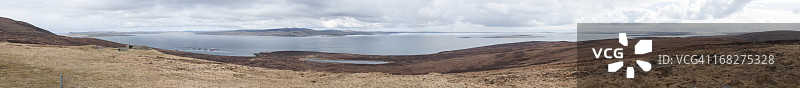斯卡帕湾，奥克尼群岛，英国图片素材