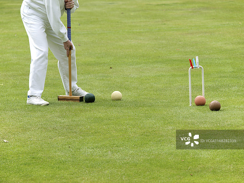 槌球运动员图片素材