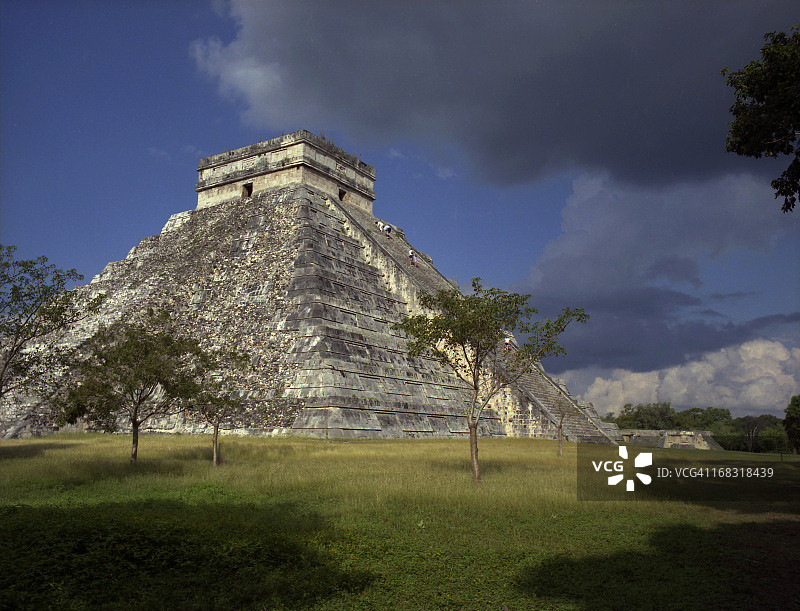 库库尔坎神庙，奇琴伊察古城图片素材