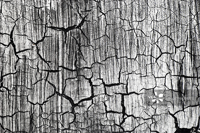 黑白裂纹Grunge墙壁纹理图片素材