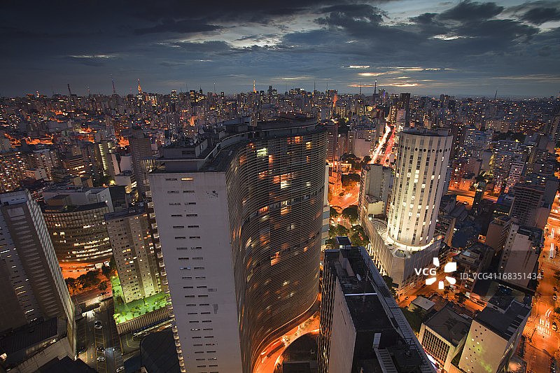 圣保罗夜景图片素材