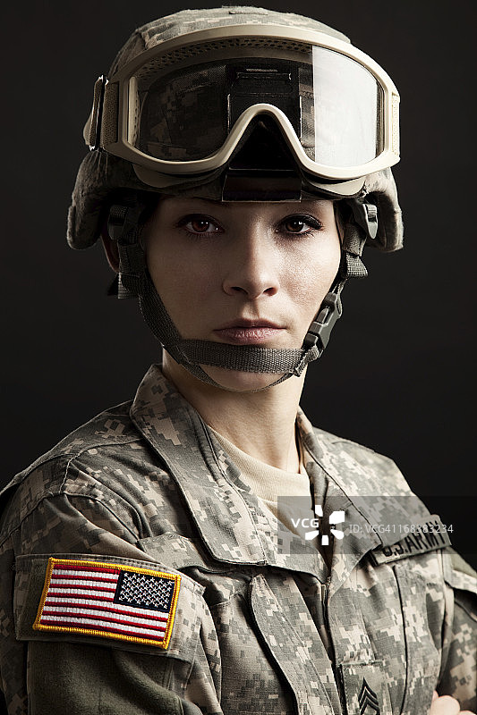 女兵图片素材