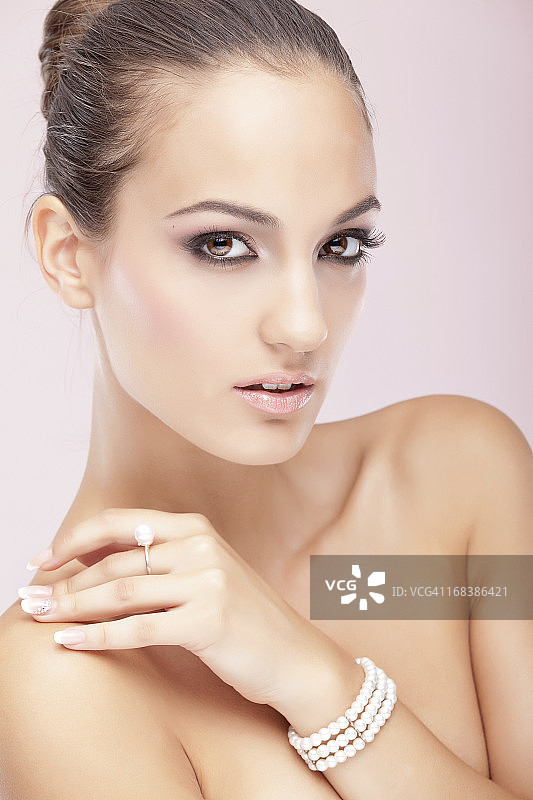 珍珠美人图片素材