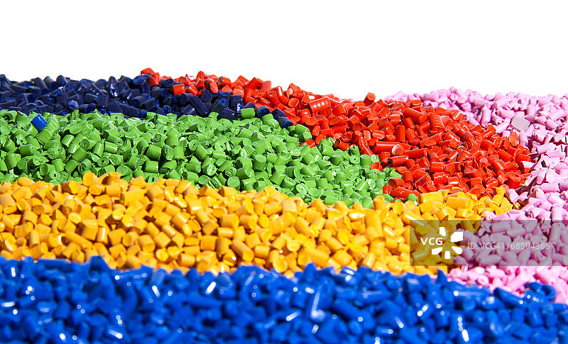 鲜艳的彩色塑料碎片图片素材