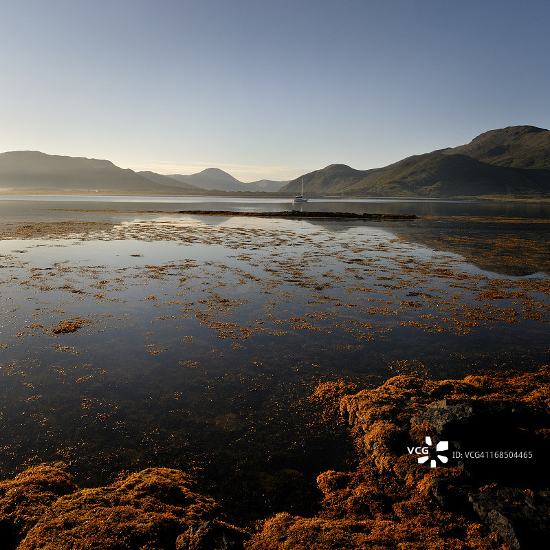 赫布里底群岛的黎明图片素材