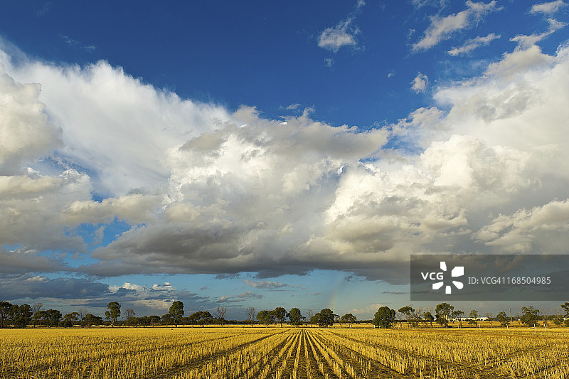 雷雨和彩虹图片素材