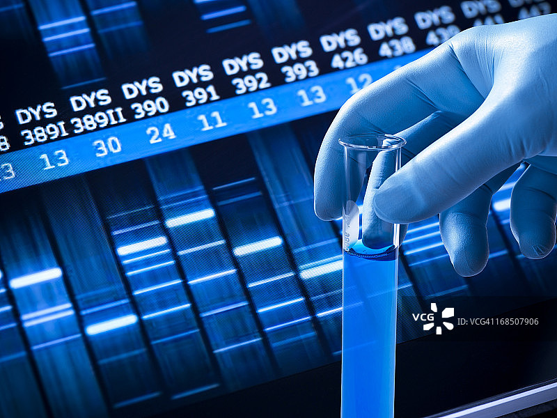 实验室中的基因研究图片素材