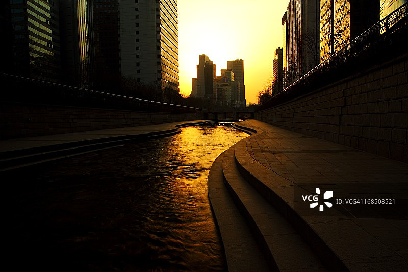 首尔清溪川图片素材