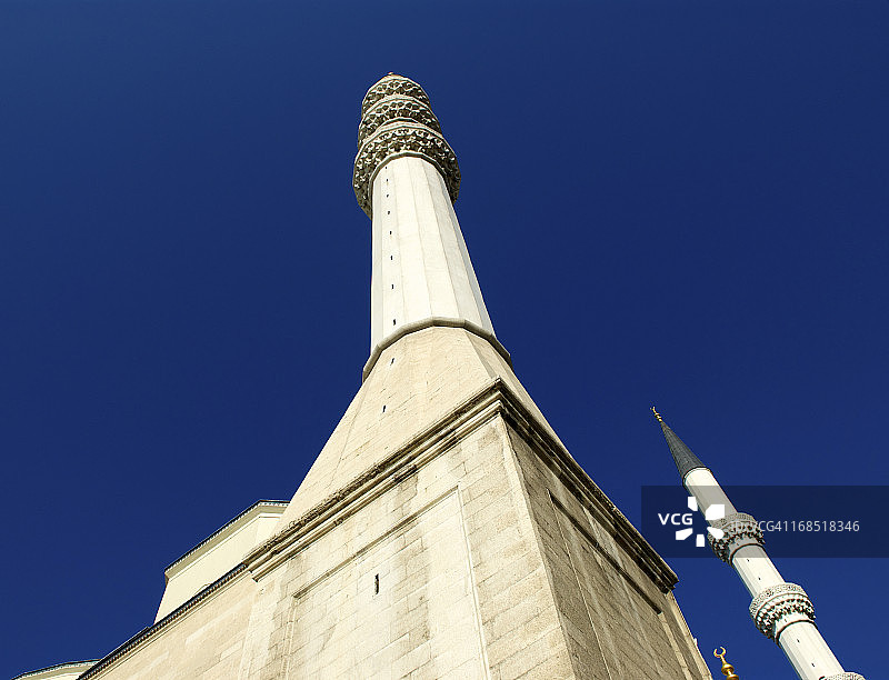 科贾泰佩清真寺的宣礼塔图片素材