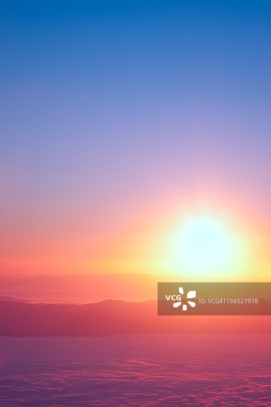 粉红色的日落图片素材