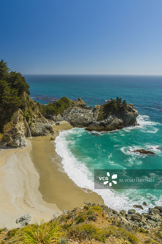 加利福尼亚州麦克威海湾图片素材