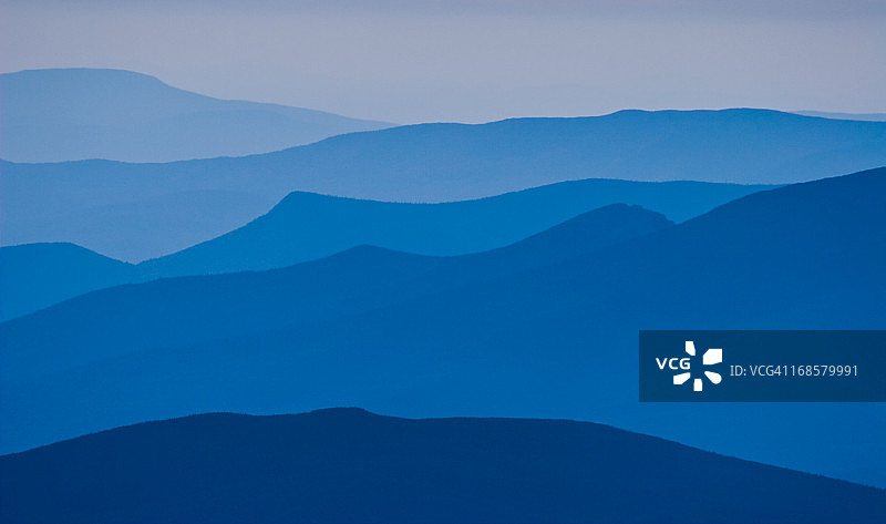 白山远景图片素材