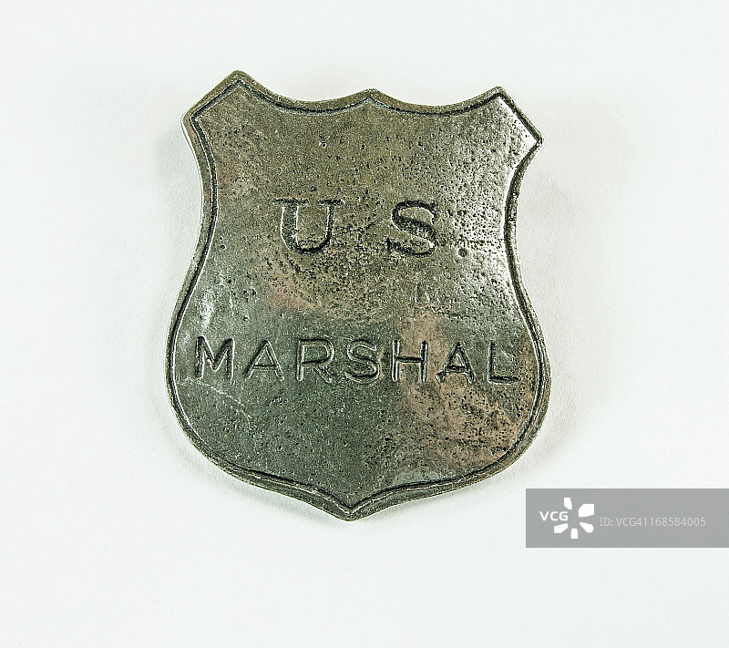 白色背景上的元帅徽章图片素材