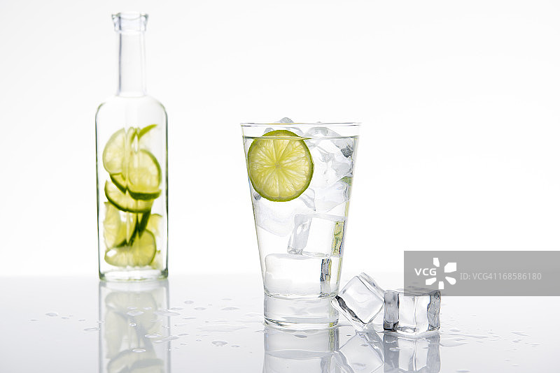 柠檬青柠冰饮图片素材