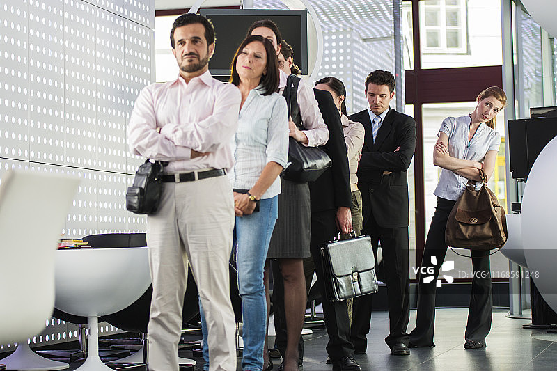 排队等候图片素材