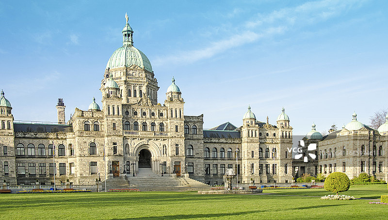 不列颠哥伦比亚省维多利亚议会大厦图片素材