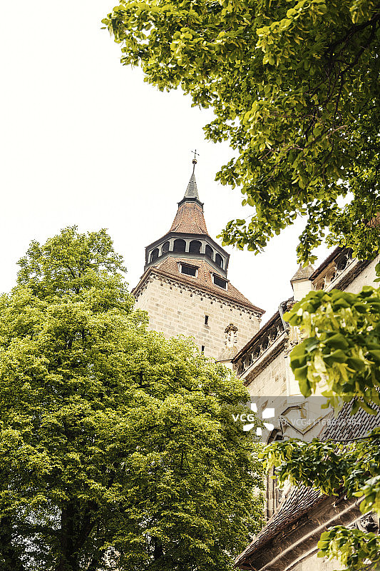 罗马尼亚克拉约瓦的黑色教堂图片素材