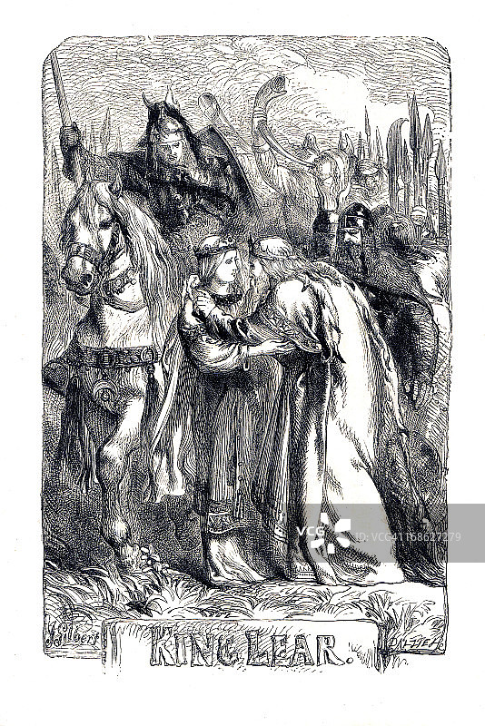 莎士比亚 - 李尔王图片素材