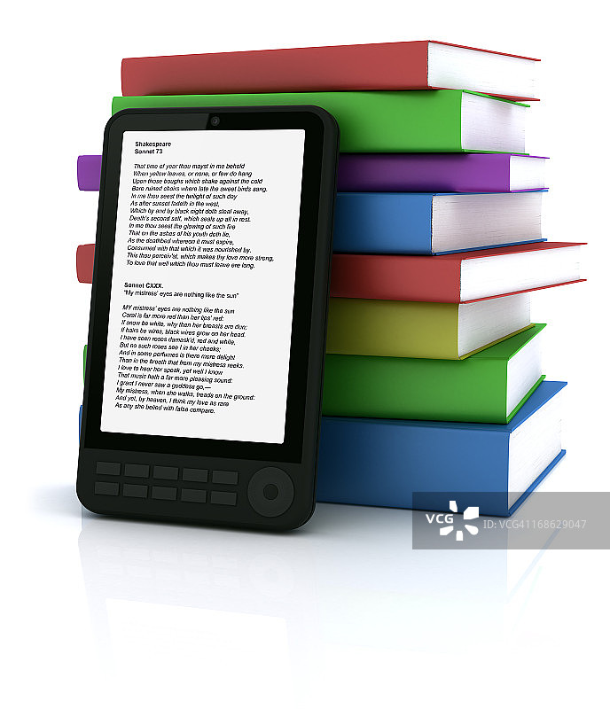 便携式电子书阅读器图片素材