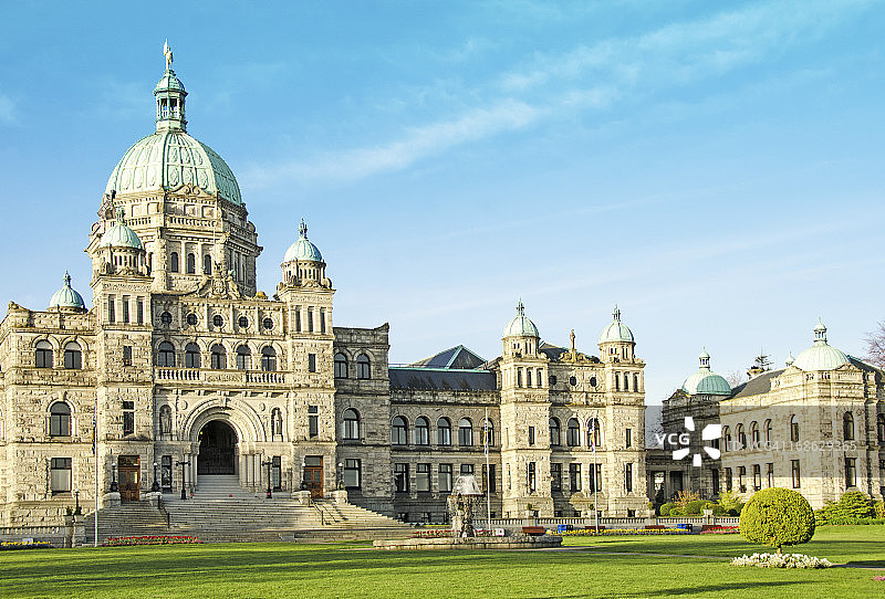 不列颠哥伦比亚省维多利亚议会大厦图片素材