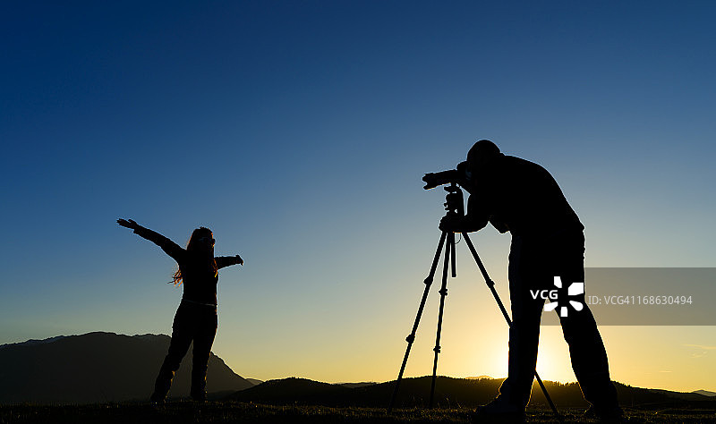 摄影师拍照图片素材