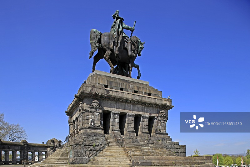 科布伦茨德国之角纪念碑图片素材