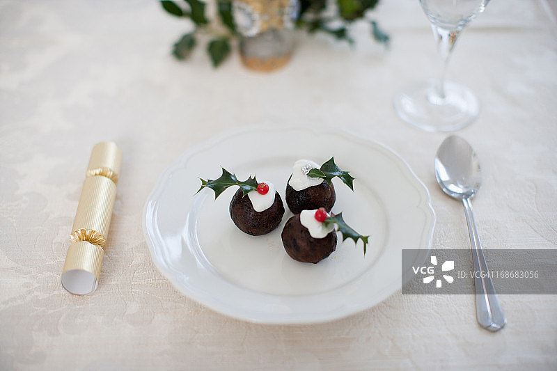 圣诞布丁图片素材