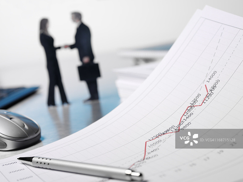 金融图表分析图片素材