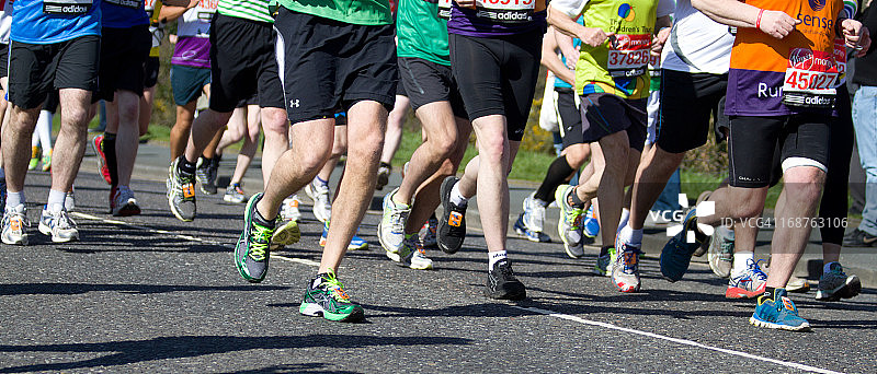 马拉松赛跑者图片素材