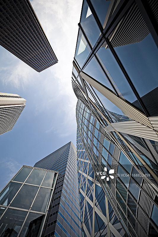 日本东京新宿的摩天大楼图片素材