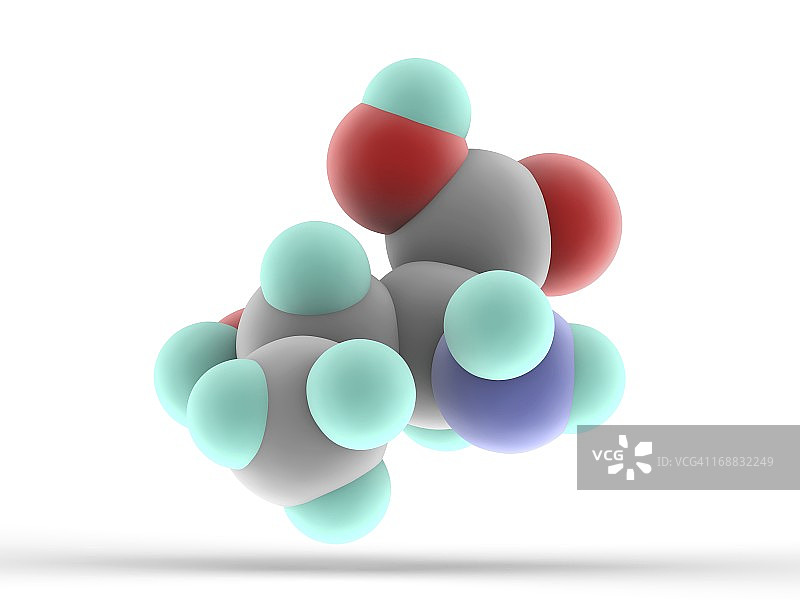 苏氨酸分子图片素材