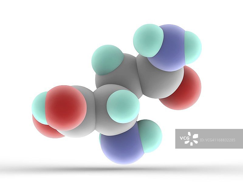 天冬酰胺分子图片素材